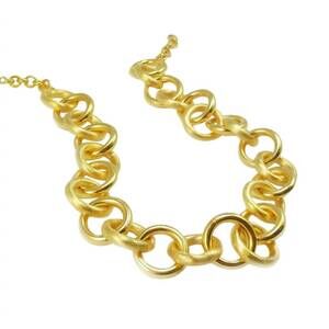 NEW BETTY CARRE women's madagascar necklace in gold